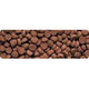 A close-up of Hikari Marine A fish pellets, showcasing their appealing brown color and round shape, ideal for larger marine fish.