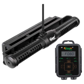 Hygger Cross Flow Wave Maker with control module for creating natural aquatic flow in aquariums.