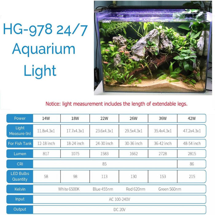 Hygger Planted LED Aquarium Lights - Buy Online - Jungle Aquatics