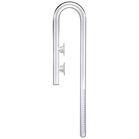 Premium Inflow Lily Pipe in transparent glass for superior aquarium water circulation, available in 13mm and 17mm sizes.