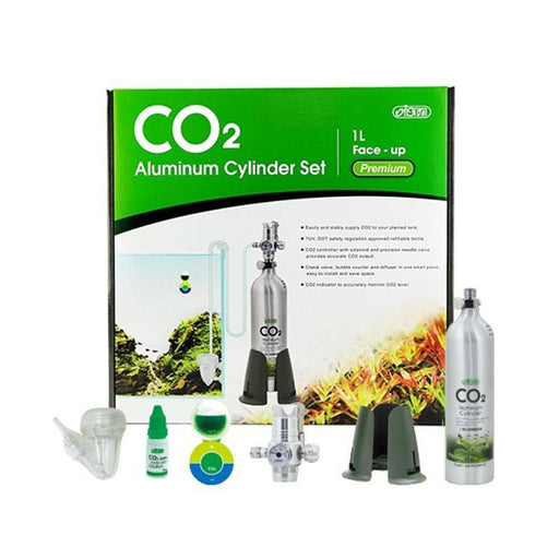 Ista Aluminum Cylinder Co2 Supply Set 1L - Buy Online - Jungle Aquatics