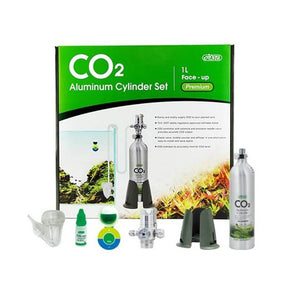 Ista Aluminum Cylinder CO2 Supply Set 1L with accessories for optimal aquarium CO2 management.