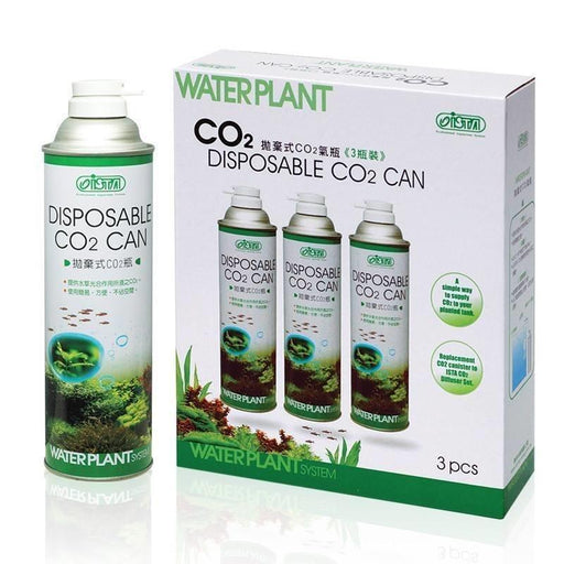 Ista Disposable CO2 Canister 3-Pack for effortless aquarium maintenance and CO2 level balancing.