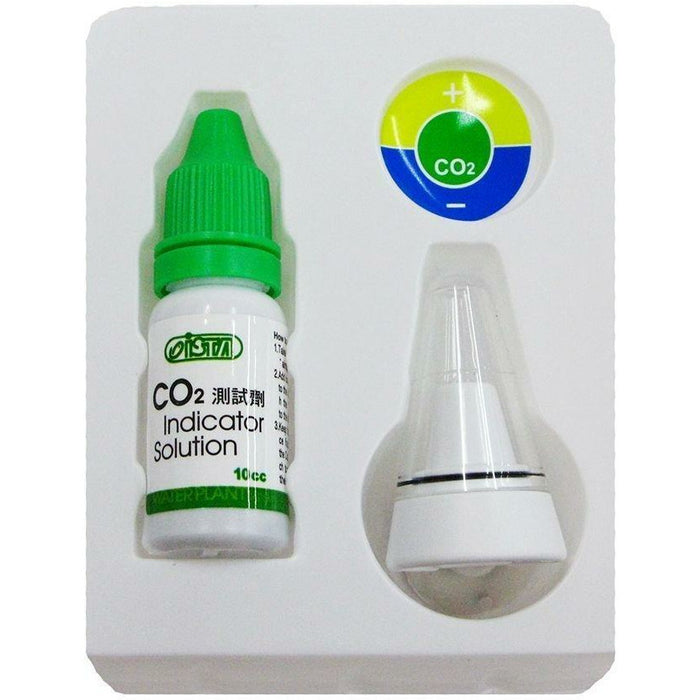 ISTA CO2 Indicator solution kit with bottle and monitoring tool for aquarium CO2 levels.