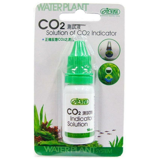 Ista CO2 Indicator Solution Refill bottle for monitoring aquarium CO2 levels, featuring easy application for aquatic health.