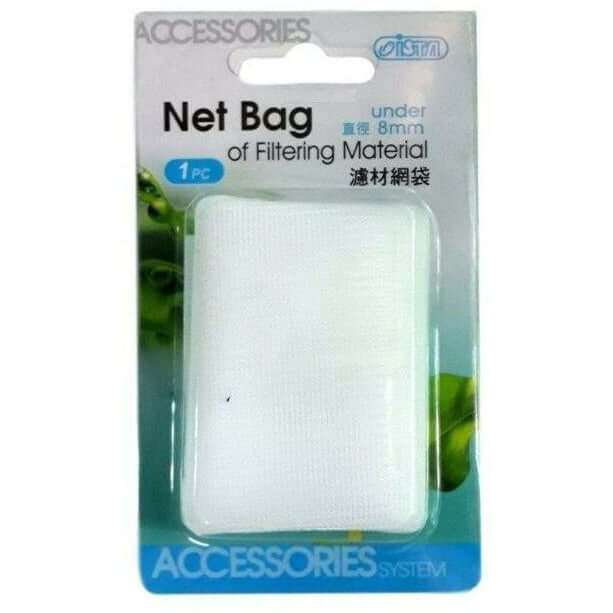 Ista Net Bag for filtration, designed to hold media under 8mm, promoting a clean aquatic environment.
