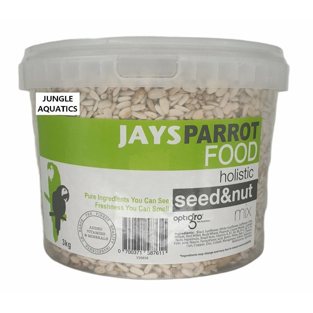 Jays Parrot Holistic Seed & Nut 3kg - Buy Online - Jungle Aquatics