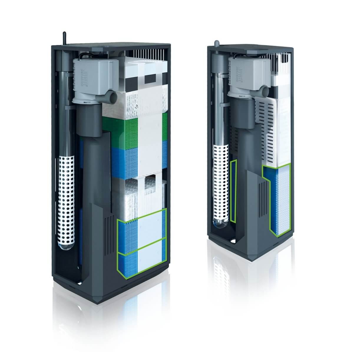 Juwel bioPlus filter system with fine filter sponge for effective aquarium biological filtration.