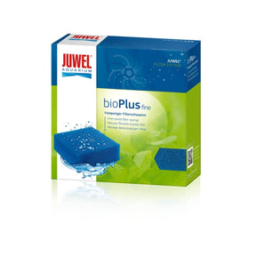 Juwel bioPlus fine filter sponge packaging for biological aquarium filtration system.