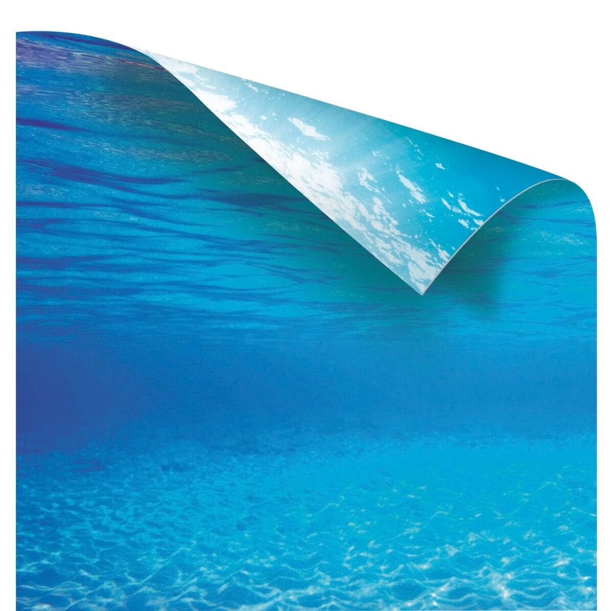 Juwel Poster 2 Background featuring a pale blue underwater design, ideal for aquarium decoration.