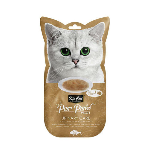Kit Cat Purr Puree Plus+ Tuna & Cranberry (Urinary Care) 4x15g - Buy Online - Jungle Aquatics