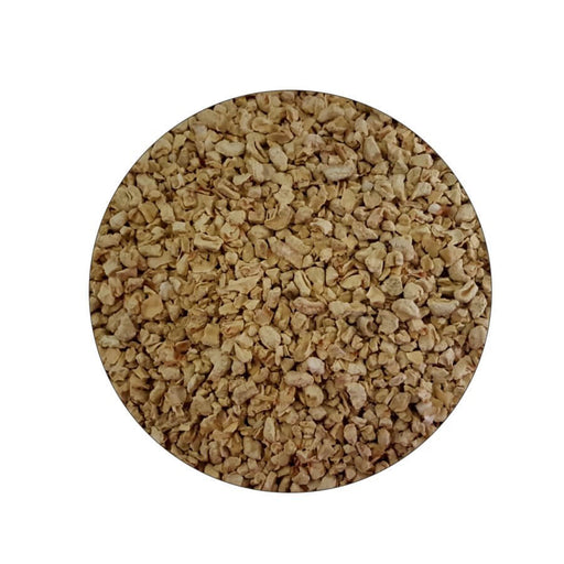 Komodo Corn Cob substrate 1kg for reptiles, lizards, rodents, and birds, simulating a natural environment.