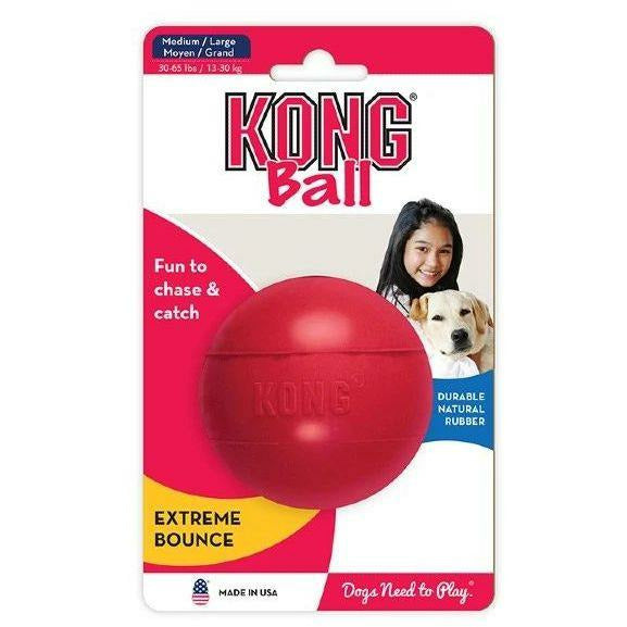 Kong Red Ball With Hole - Buy Online - Jungle Aquatics