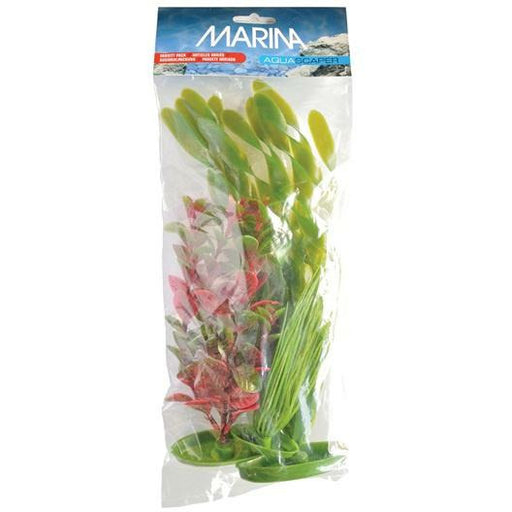Marina Aquascaper Plastic Plants - Hairgrass, Red Ludwigia & Jungle Vallisneria - Buy Online - Jungle Aquatics