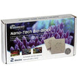 Maxspect Nano-Tech Bio-Block 2pc packaging, designed for freshwater and marine aquariums, featuring advanced filtration technology.