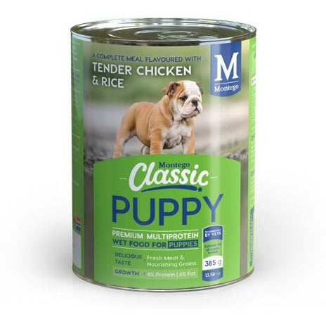 Montego Classic Wet Puppy Food 385g - Buy Online - Jungle Aquatics