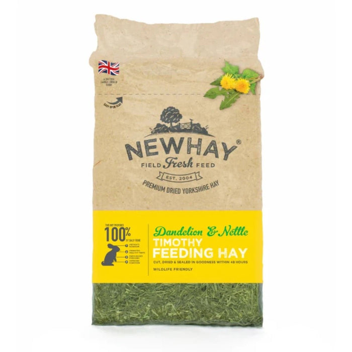 Newhay Timothy Hay with Dandelion and Nettle 1kg - Buy Online - Jungle Aquatics