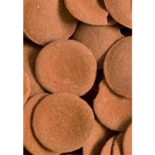 Ocean Nutrition Tropical Wafers for fish, small brown sinking tablets, enriched with krill and Spirulina, perfect for bottom-feeders.