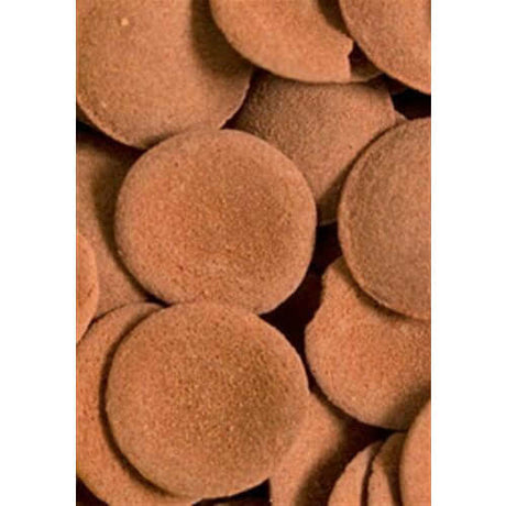 Ocean Nutrition Tropical Wafers for fish, small brown sinking tablets, enriched with krill and Spirulina, perfect for bottom-feeders.