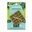 Oxbow Enriched Life Timothy Waffle chew toy for pets, supporting natural behaviors like exploring and chewing.