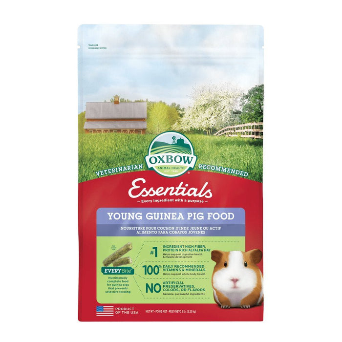 Oxbow Essentials Young Guinea Pig Food - Buy Online - Jungle Aquatics