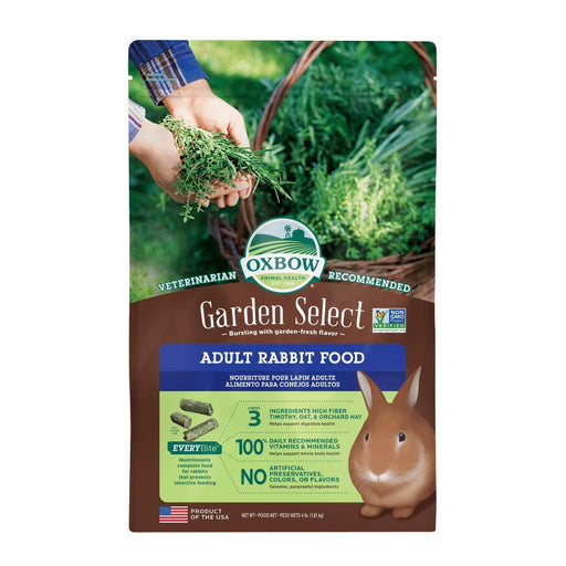 Oxbow Garden Select Adult Rabbit Food - Buy Online - Jungle Aquatics