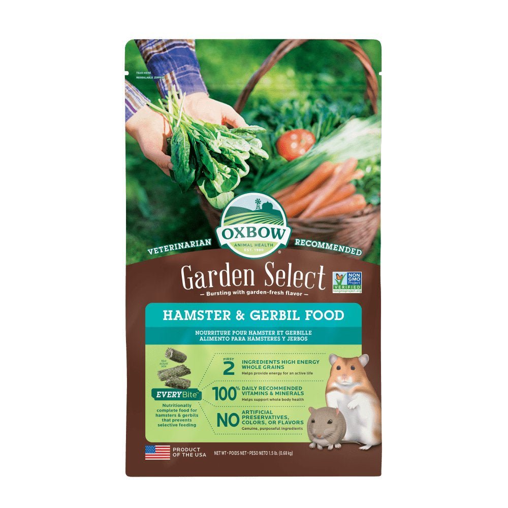 Oxbow Garden Select Hamster and Gerbil Food 680g - Buy Online - Jungle Aquatics