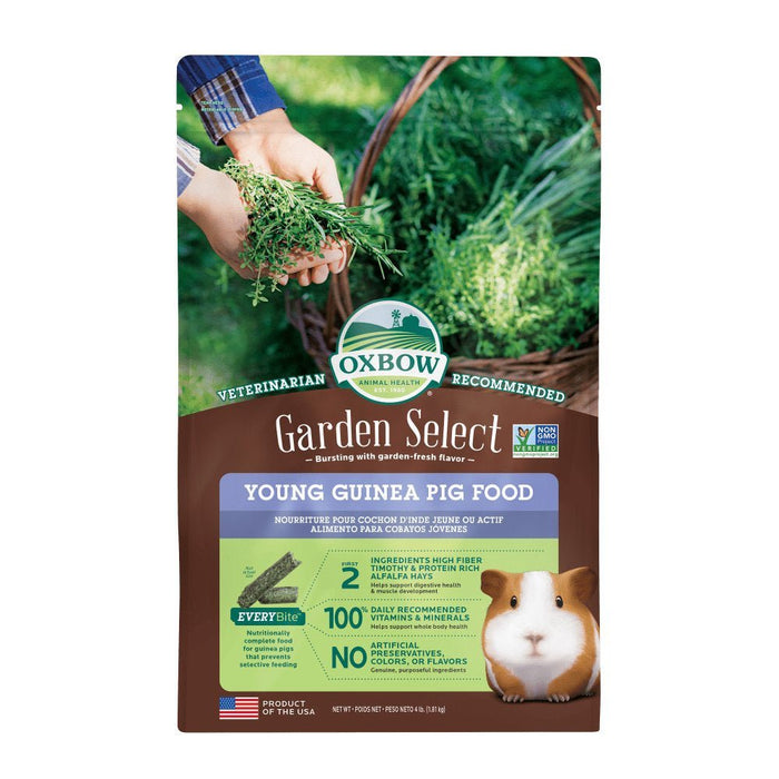 Oxbow Garden Select Young Guinea Pig Food 1.81kg - Buy Online - Jungle Aquatics