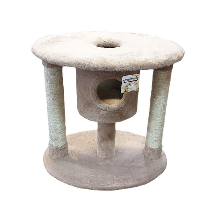 Pawsome Oval Platform with Barrel House Top Hole