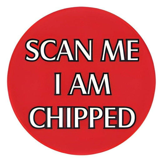 Pet ID Tag - Scan Me I Am Chipped - Buy Online - Jungle Aquatics