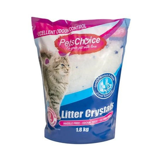 Pets Choice Silica Cat Litter Crystals 1.8kg - Buy Online - Jungle Aquatics
