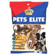 Pets Elite Denta Rings package featuring nutritious dog treats for dental health and high protein benefits.
