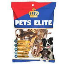 Pets Elite Denta Rings package featuring nutritious dog treats for dental health and high protein benefits.