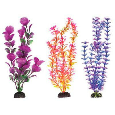 Plastic Plant Colorful Pack 12 inch - Buy Online - Jungle Aquatics