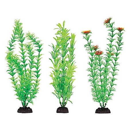 Plastic Plant Green Pack 12 inch - Buy Online - Jungle Aquatics