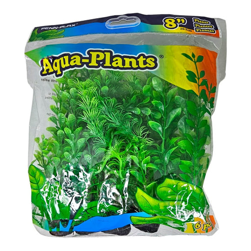 Plastic Plant Green Pack 8 inch