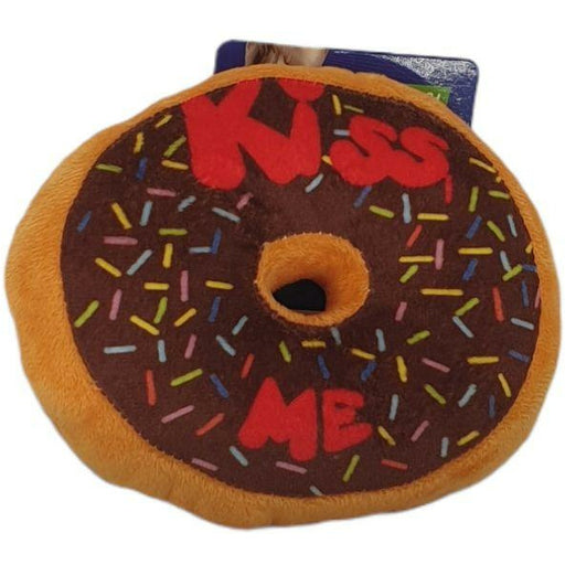 Marltons Plush Donut Dog Toy