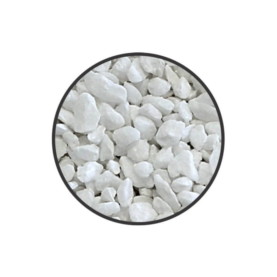 Premium aquarium white gravel, natural substrate for freshwater aquariums, enhances beauty and easy maintenance.