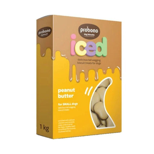 Probono Iced Peanut Butter Biscuits 1kg - Buy Online - Jungle Aquatics