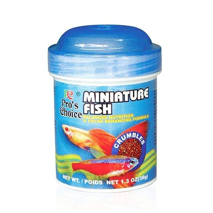 Pros Choice Miniature Crumble 38g - Buy Online - Jungle Aquatics