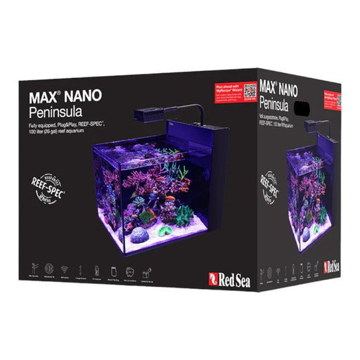 Red Sea Max NANO Peninsula Cube Complete Reef Aquarium System 98L - Buy Online - Jungle Aquatics