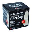 Red Sea Max Nano Replacement Filter Socks box featuring 2 units, 225 Micron Thin-Mesh for aquariums.