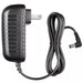 Black power adapter with plug and cable, suitable for various electronic devices including auto top-off systems.