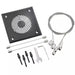 Red Sea ReefLED Suspension Kit components, including mounting plate, cables, and installation tools for aquarium lighting.