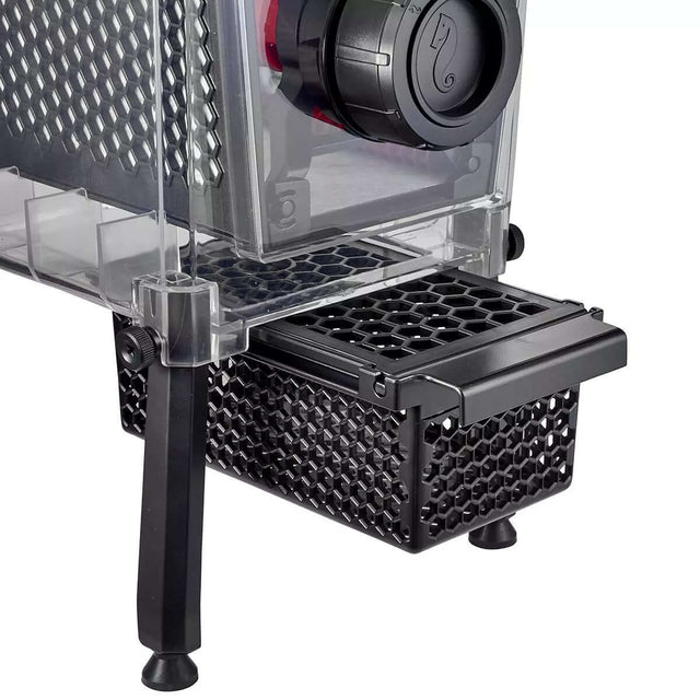 Red Sea ReefMat Fleece Roller Filter showing the lower collection tray for optimal filtration in saltwater aquariums.