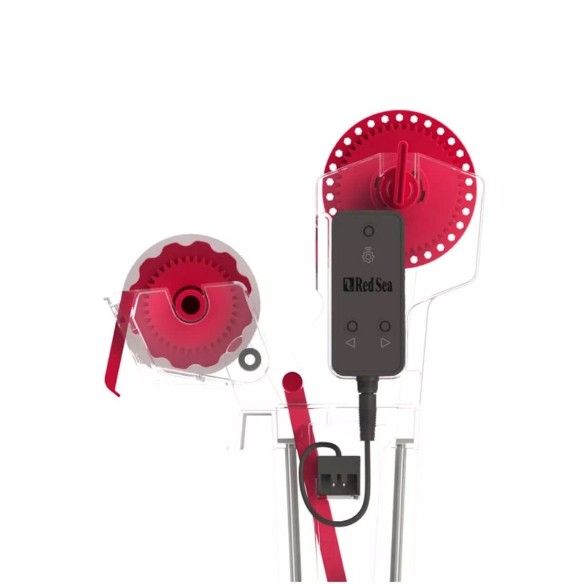 Red Sea ReefMat Fleece Roller Filter with control panel and red spool, designed for saltwater aquarium filtration.