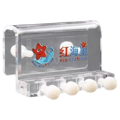 Red Starfish dosing pump tube holder showcasing four tube compartments for effective aquarium tube management.