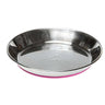 Stainless steel Rogz Anchovy cat bowl with non-skid silicone base, perfect for cats' mealtime enjoyment.