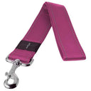 Rogz Classic Reflective Lead in pink, featuring durable webbing and a sturdy snap hook for safe daily use.