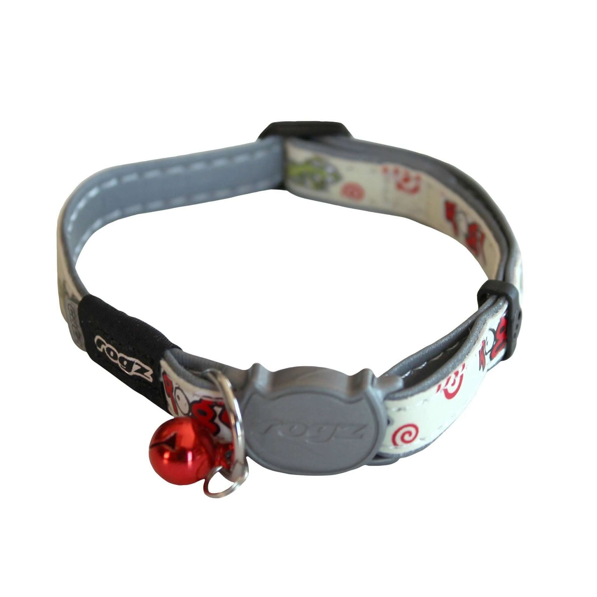 Safe & Stylish: ROGZ Glow Cat Collar With Bell – Reflective & Breakaway Buckle